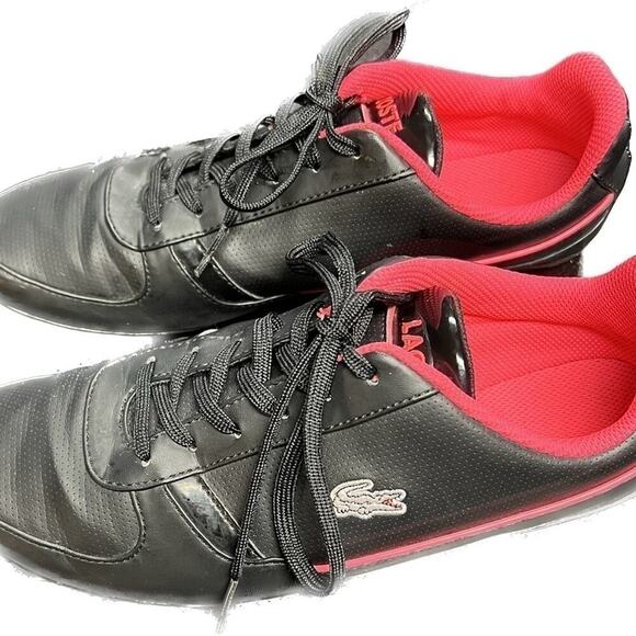 LACOSTE WOMENS LACE UP SNEAKER SIZE 7 MINT - Picture 3 of 5